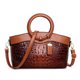 thumbnail image 1 of LHSHID ValenKuci Luxury Handbags Women Bags Designer Crocodile Woman Leather Handbag Ladies Green Party Tote Shoulder Bags Sac A Main, 1 of 6