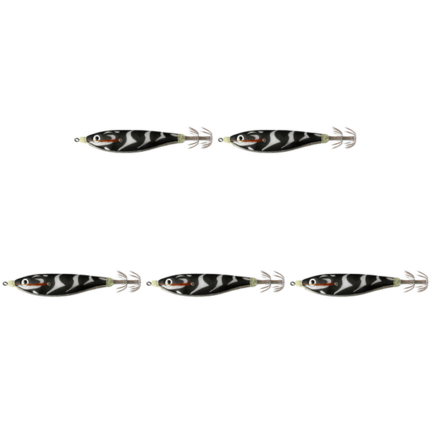 Calamar cebo de pesca luminoso pulpo sepia anzuelo de pesca negro