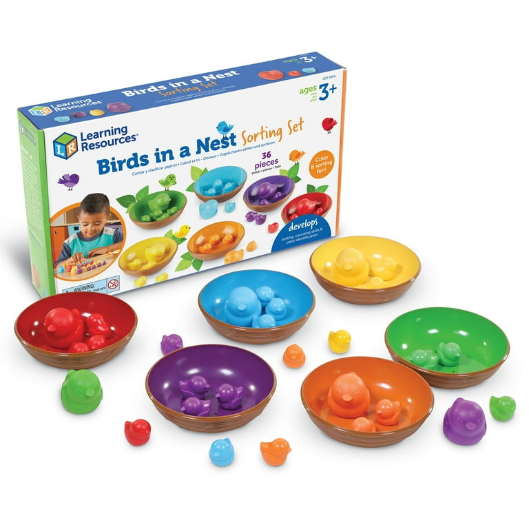 Learning Resources Birds in a Nest Sorting Set - Walmart.com