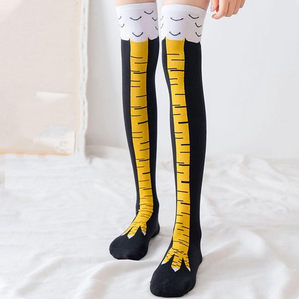 Funny Socks Chicken Legs Cartoon Animal Leg Knee-High Stocking