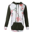 thumbnail image 1 of con capucha floral para mujer Jersey de con capucha informal S Blanco Sunnimix Sudadera con capucha floral para mujer, 1 of 8