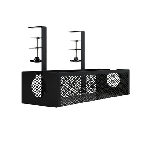 Qholemyo No Hole Office Iron Under The Table Carbon Steel Storage Hanging Basket Cable Manager Classroom Adjustable Desk Side Shelves Wall Shelves Qholemyo No Hole Office Iron Under The Table Carbon Steel Storage Hanging Basket Cable Manager Classroom Adjustable Desk Side Shelves Wall Shelves