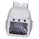 thumbnail image 5 of Mochila para perros de tela Oxford, transportadora para mascotas, portátil, transpirable, para perros, cachorros y conejos Gris Yuyangstore Transportín de viaje para gatos, 5 of 8