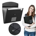 thumbnail image 2 of Accordion File Folder,Multi-Pocket Document Organizer,Elastic Buckle File Holder,Multi-Piece Portable Classified Folder Has Multiple Divided Pockets and Elastic Sealed Buckle,Lightweight, 2 of 9