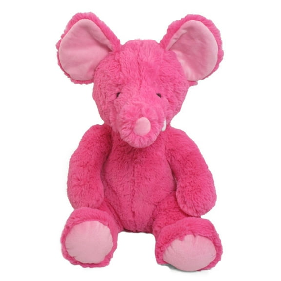 Wishpets Plush 14" Pink Elephant Plush Stuffed Animal Toy, 17"