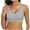 Womens Bras Gray, variant on Womens Everyday Bras, Deep V Bras for Women No Underwire Wide Straps Comfort Wireless Bralettes Seamless Plunge Everyday Push Up Bra M-2XL