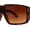 Tortoise / Brown, variant on Mens Classic Narrow Rectangular Square Gentlemens Sport Plastic Sunglasses Black