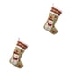 thumbnail image 4 of Cateissary Calcetín de Navidad lindo colgante de lino chimenea pared regalos bolsa tarjeta almacenamiento calcetín Oficina fiesta decoración Type3 NO3, 4 of 6