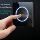 thumbnail image 5 of Interruptor de luz de pared COSWALL de 1/2/3/4 entradas, 1/2 vías, encendido y apagado, gran apertura, luz de fondo LED, datos, HDMI, cargador USB, panel de vidrio negro, 5 of 5
