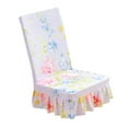thumbnail image 4 of Funda Para Silla Con Estampado De Flores Funda Para Silla Dinning Para Bodas , Elástico, Estirable, Duradero, Sin , Secado , Beige Floral BLESIY Fundas para sillas, 4 of 8