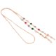 thumbnail image 1 of Sonducket Correa para gafas, suministros decorativos, duradera, ligera, varios estilos, accesorios para gafas, gafas de sol doradas Cadenas y cordones para anteojos Oro rosa, 1 of 6