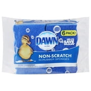 Dawn Non-Scratch Scrubbing Sponge, Pack of 6