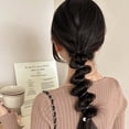 thumbnail image 4 of Telephone Wire Hair Bands,Bow Hair Tie Velvet Elastics Hair Scrunchie Bobbles Hair Bands Scrunchy Hair Rope Long Hair Bow Ponytail Holder Accessories for Women Girls, 4 of 5