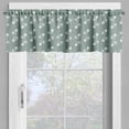 thumbnail image 2 of Ambesonne Vintage Floral Valance Pack of 2, Tulips Feminine, 42"X18", Pale Sage Green White, 2 of 5