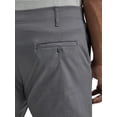 thumbnail image 3 of Pantalón Lee para hombre, talla alta Extreme Motion, parte delantera plana, recta, gris, 3 of 3