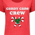 thumbnail image 4 of Inktastic Candy Cane Crew Women's Plus Size T-Shirt, 4 of 5