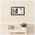 thumbnail image 2 of ArtToFrames Collage Photo Picture Frame with 2 - 8x8 Openings, Framed in Black with Candlewick and Black Mats (CDM-3926-40), 2 of 8