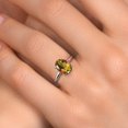 thumbnail image 4 of Gem Stone King 14K White Gold Mango Mystic Topaz Solitaire Engagement Ring for Women | 2.00 Cttw | Oval 9X7MM | Gemstone November Birthstone | Size 6, 4 of 6