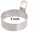 thumbnail image 5 of Egg Ring,3 Inch Stainless Steel Omelet Mold Pancake Ring Metal Kitchen Cooking Tool (3 Pack), 5 of 5