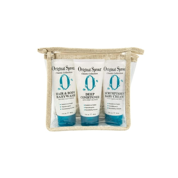 Original Sprout Travel Trio Kit acondicionador en crema para bebés