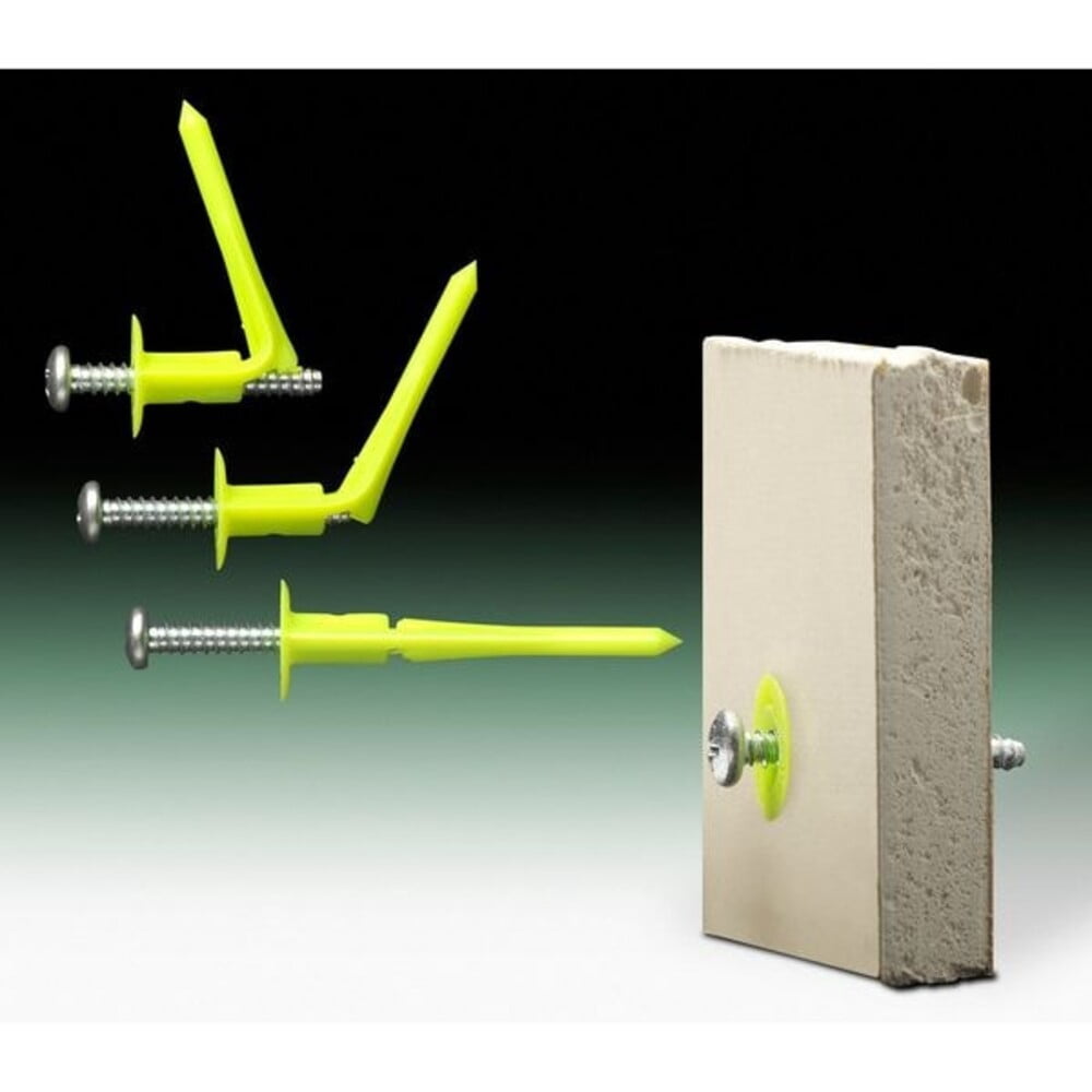 Wallclaw Anchors Wall Anchor,Plastic,2 in L,PK50 PCK-WC50-YS