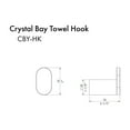 thumbnail image 2 of ZLINE CBY-HK-CB  Towel Ring, 2 of 2
