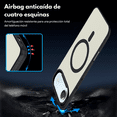thumbnail image 2 of Funda Case Deluxe para iPhone AIR NEGRO Uso Rudo Compatible con MagSafe, Protección Antigolpes Resistente, PC + TPU, Diseño Elegante y Duradero, 2 of 7