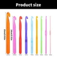 thumbnail image 5 of HONCLL Crochet Hook with Ergonomic Handle 3mm-10mm 12mm for Knitting Weaving Scarf Bag, 5 of 10