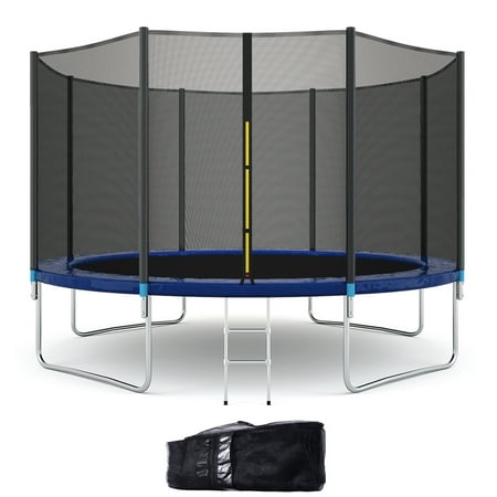 Costway 12FT15FT All-weather Trampoline Combo Bounce Jump Safety Enclosure Net Durable