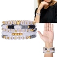 thumbnail image 2 of Likrtyny 5 Pulseras Amistad Con Cuentas Letras para Niñas Y Mujeres Fans Taylor (estilo F), 2 of 9