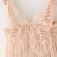 thumbnail image 4 of Summer Girls Floral Dress Toddler Baby Kids Girls Lace Butterflywings Summer Sleeveless Beach Tutu Dress Casual Layered Tulle Dresses Princess Birthday Party Beach Dresses 1-6Y Spring Clothing, 4 of 8
