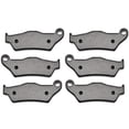 thumbnail image 2 of KMG Front + Rear Brake Pads Compatible with 2008 Gas Gas HP 200 250 Wild - Non-Metallic Organic NAO Brake Pads Set, 2 of 4