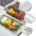 thumbnail image 3 of CRILSTYLEO Sink Storage Rack Transparent 1Set For Kitchen Sink Accessories, 3 of 6