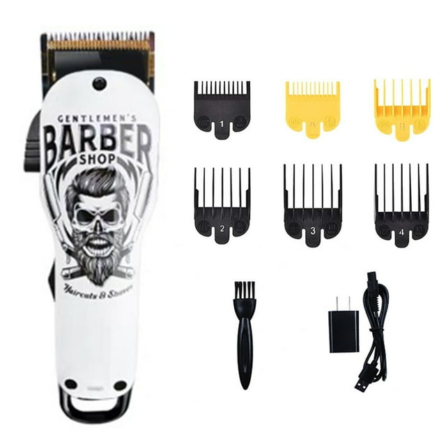 Cortapelos profesional actualizado, kit de corte de pelo inalámbrico, recargable, 2000 mAh, recortador de barba, kit de aseo con 6 peines guía y para hombres/padre/marido/novio Vhermosa 220085-2