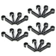 thumbnail image 1 of 20 PCS Helmet Clips Attachment Head Light Clamps Black Set Headlamp Hard hat Safety Cap Hook Outdoor Tools, 1 of 9