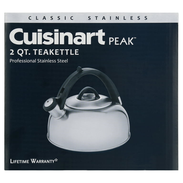 Cuisinart CTK-S17MR Aura Stainless Steel Tea Kettle, 2 Quart