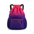 thumbnail image 1 of Large Capacity Basketball Bag, Drawstring Bag, Mens Training Travel Womens Fitness, 1 of 8
