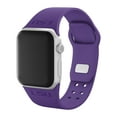 thumbnail image 3 of LSU Engraved Silicone Unisex Watch Band for Apple Watch - 42/44/45/49mm(46mm Series 10/11) Purple by Affinity Bands, 3 of 4