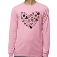 thumbnail image 2 of Halloween Heart Long Sleeve Shirt Unisex 3X-Large Pink, 2 of 5