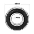 thumbnail image 3 of 2 Pcs Bike Bicycle 61900-2Rs (6900-2Rs) Bearings 10X22X6mm Thin Section, 3 of 4