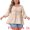 Light Apricot, variant on DARING DIVA Women's Plus Drawstring Ruched Peplum Blouse Tops 1X Light Apricot