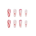 thumbnail image 3 of YoYoee - Pegatinas largas para uñas postizas - Uñas prensadas de ataúd, uñas acrílicas postizas, palos de uñas diarios para mujeres y niñas, 24 unidades Ormromra HMYH768, 3 of 5
