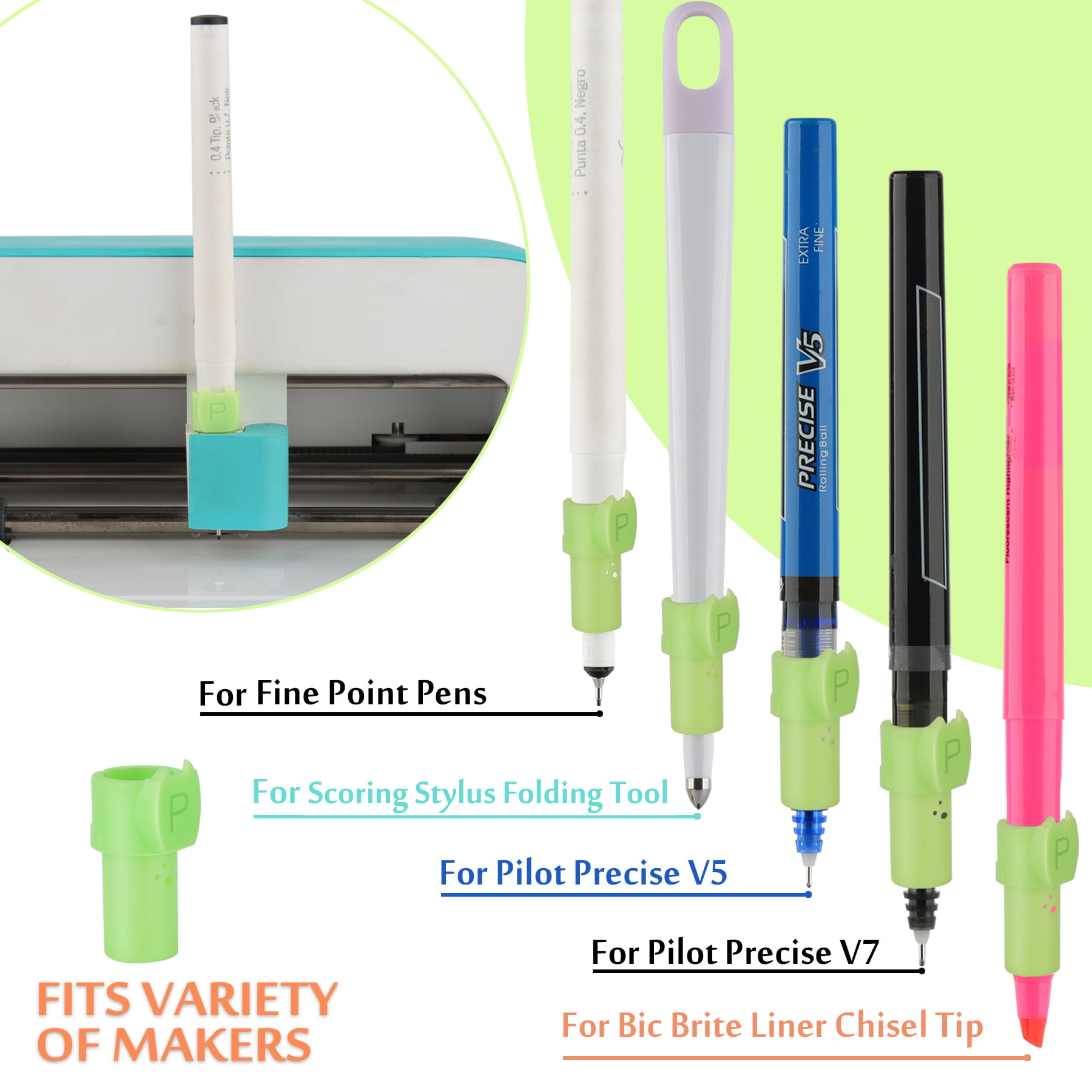 CRAVERLAND Pen Adapter Accessories Tool Set for Cricut Joy/Joy Xtra Cutting  Machine,Compatible with (Sharpie/Pilot/BIC/UM153/Cricut) Pens 