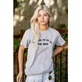 thumbnail image 3 of Funny Im Here To Pet Dogs Cute Lover Women's Graphic T Shirt Tees Brisco Brands S, 3 of 5