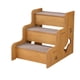 thumbnail image 1 of Escaleras de madera para mascotas, escaleras para perros, camas altas, rampa portátil, ligera y estable para gatos y perros. 3 pasos, 1 of 9