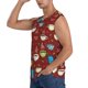 thumbnail image 3 of Fotbe Coffee Cups Men's Camiseta sin Mangas Estampada para Hombres, Playera Casual para Gimnasio, Entrenamiento, Playa-X-Large, 3 of 7