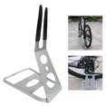 thumbnail image 3 of Bike Parking Rack Hub Mounted Sturdy Floor Stand Holder Repair Rack Silver, 3 of 9