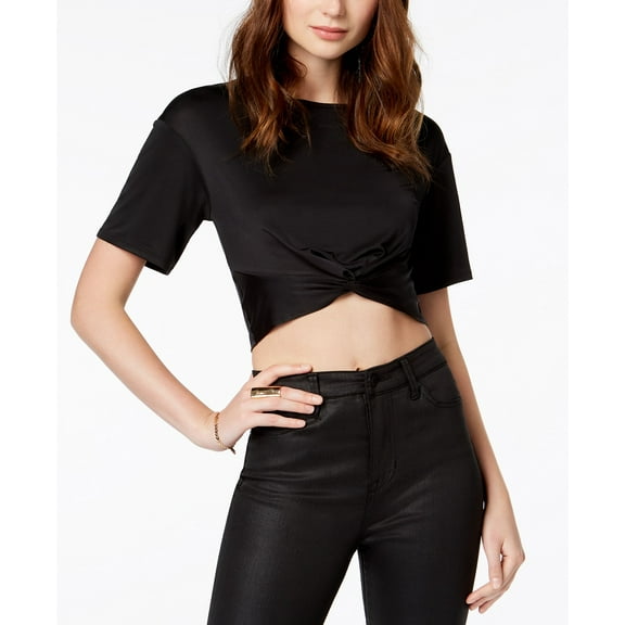Material Girl - Knot-Front Top - Juniors - M