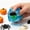 Blue1, variant on Luminous Halloween Slow Rising Malt Sugar Squishy Cube, Glow in The Dark Transparent Silicone Fidget Block with Mini Pumpkin & Ghost Inside, Soft Glow Squeeze Stress Relief Ball for Party Favor Gift