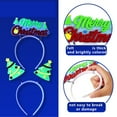 thumbnail image 6 of Fluorescent Hairband For Nighttime Event Soft Elastic Noctilucence Hairhoop for Christmas Party Gathering, 6 of 7